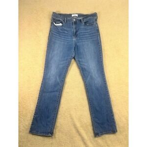 DENIZEN from Levis High Rise Straight Jeans Medium Wash Women's Size 12M W31 L30